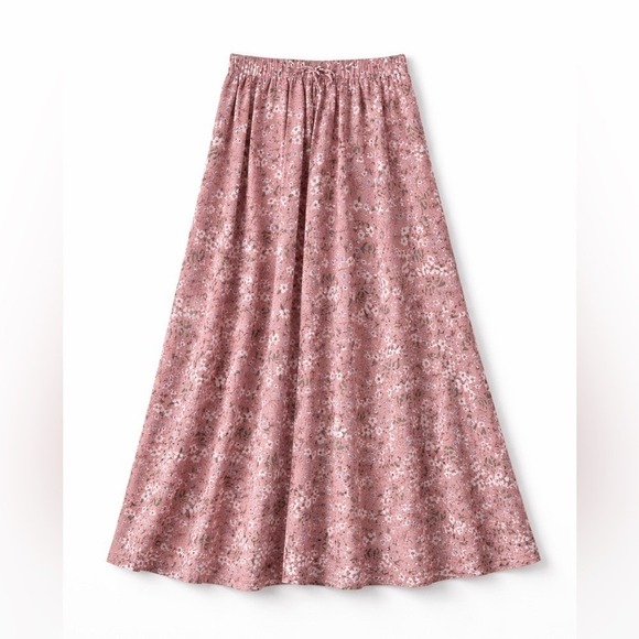 The Unbranded Brand Dresses & Skirts - Womens Floral Maxi Skirt Size Medium Fairy Cottagecore Peasant Beachy Bohemian